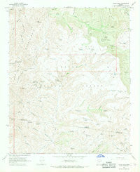 Cooks Mesa Arizona Historical topographic map, 1:24000 scale, 7.5 X 7.5 Minute, Year 1967