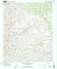 Cooks Mesa Arizona Historical topographic map, 1:24000 scale, 7.5 X 7.5 Minute, Year 1967