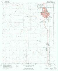Coolidge Arizona Historical topographic map, 1:24000 scale, 7.5 X 7.5 Minute, Year 1965