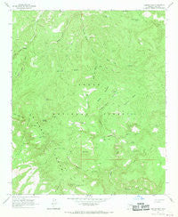 Copper Mtn Arizona Historical topographic map, 1:24000 scale, 7.5 X 7.5 Minute, Year 1964