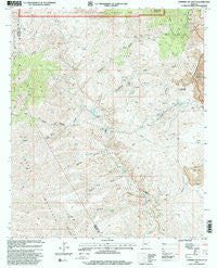 Copperplate Gulch Arizona Historical topographic map, 1:24000 scale, 7.5 X 7.5 Minute, Year 1997