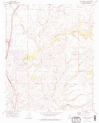 Cordes Junction Arizona Historical topographic map, 1:24000 scale, 7.5 X 7.5 Minute, Year 1974