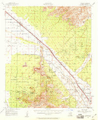 Cortaro Arizona Historical topographic map, 1:62500 scale, 15 X 15 Minute, Year 1957
