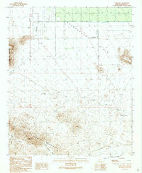 Cortez Peak Arizona Historical topographic map, 1:24000 scale, 7.5 X 7.5 Minute, Year 1989
