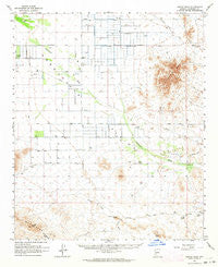 Cortez Peak Arizona Historical topographic map, 1:62500 scale, 15 X 15 Minute, Year 1962