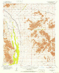 Cotton Center Arizona Historical topographic map, 1:62500 scale, 15 X 15 Minute, Year 1951