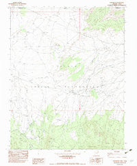 Cow Butte Arizona Historical topographic map, 1:24000 scale, 7.5 X 7.5 Minute, Year 1982