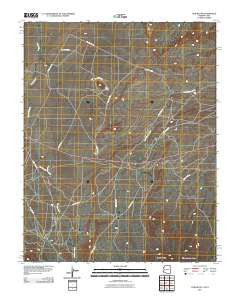 Cow Butte Arizona Historical topographic map, 1:24000 scale, 7.5 X 7.5 Minute, Year 2011