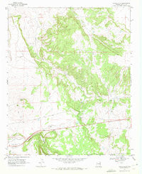 Coyote Hills Arizona Historical topographic map, 1:24000 scale, 7.5 X 7.5 Minute, Year 1969