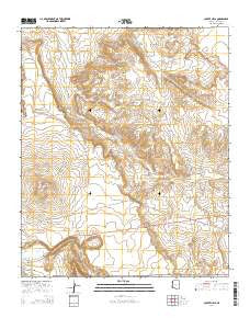 Coyote Hills Arizona Current topographic map, 1:24000 scale, 7.5 X 7.5 Minute, Year 2014