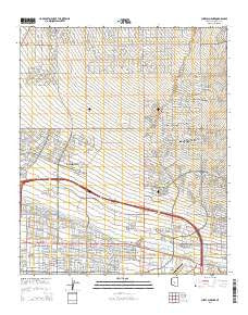 Currys Corner Arizona Current topographic map, 1:24000 scale, 7.5 X 7.5 Minute, Year 2014