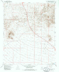 Date Creek Ranch Arizona Historical topographic map, 1:24000 scale, 7.5 X 7.5 Minute, Year 1967