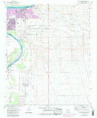 Davis Dam SE Arizona Historical topographic map, 1:24000 scale, 7.5 X 7.5 Minute, Year 1970