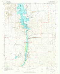 Davis Dam Arizona Historical topographic map, 1:24000 scale, 7.5 X 7.5 Minute, Year 1970