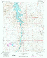 Davis Dam Arizona Historical topographic map, 1:24000 scale, 7.5 X 7.5 Minute, Year 1970