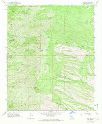 Dean Peak Arizona Historical topographic map, 1:24000 scale, 7.5 X 7.5 Minute, Year 1968
