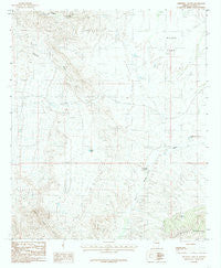 Deepwell Ranch Arizona Historical topographic map, 1:24000 scale, 7.5 X 7.5 Minute, Year 1985