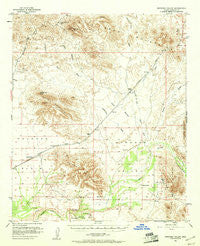 Dendora Valley Arizona Historical topographic map, 1:62500 scale, 15 X 15 Minute, Year 1951