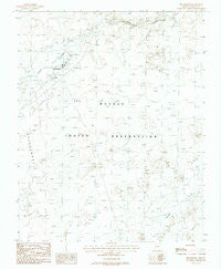 Dennehotso Arizona Historical topographic map, 1:24000 scale, 7.5 X 7.5 Minute, Year 1988