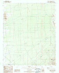 Desert Peak Arizona Historical topographic map, 1:24000 scale, 7.5 X 7.5 Minute, Year 1988