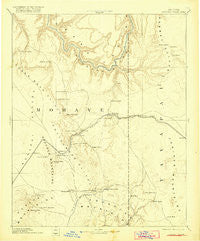 Diamond Creek Arizona Historical topographic map, 1:250000 scale, 1 X 1 Degree, Year 1892