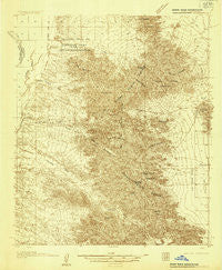 Dome Rock Mountains Arizona Historical topographic map, 1:48000 scale, 15 X 15 Minute, Year 1933