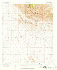 Dos Cabezas Arizona Historical topographic map, 1:62500 scale, 15 X 15 Minute, Year 1957