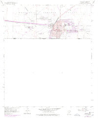 Douglas Arizona Historical topographic map, 1:24000 scale, 7.5 X 7.5 Minute, Year 1958