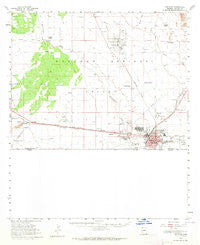 Douglas Arizona Historical topographic map, 1:62500 scale, 15 X 15 Minute, Year 1958