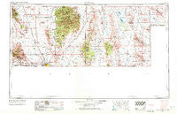 Douglas Arizona Historical topographic map, 1:250000 scale, 1 X 2 Degree, Year 1959