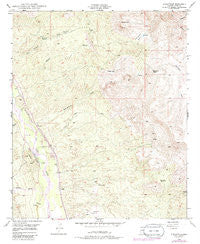 Dudleyville Arizona Historical topographic map, 1:24000 scale, 7.5 X 7.5 Minute, Year 1949