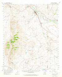 Duncan Arizona Historical topographic map, 1:62500 scale, 15 X 15 Minute, Year 1960