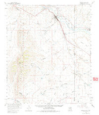 Duncan Arizona Historical topographic map, 1:62500 scale, 15 X 15 Minute, Year 1960