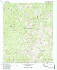 Dutch Blue Creek Arizona Historical topographic map, 1:24000 scale, 7.5 X 7.5 Minute, Year 1967