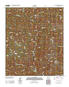 Dutch Blue Creek Arizona Historical topographic map, 1:24000 scale, 7.5 X 7.5 Minute, Year 2011