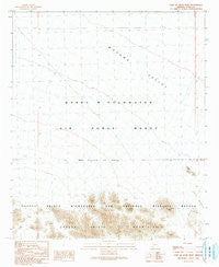 East of Buck Peak Arizona Historical topographic map, 1:24000 scale, 7.5 X 7.5 Minute, Year 1990