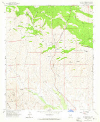 El Capitan Mtn Arizona Historical topographic map, 1:24000 scale, 7.5 X 7.5 Minute, Year 1964
