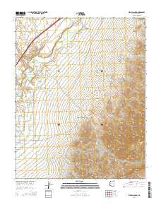 Elbow Canyon Arizona Current topographic map, 1:24000 scale, 7.5 X 7.5 Minute, Year 2014