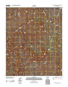 Elephant Mountain Arizona Historical topographic map, 1:24000 scale, 7.5 X 7.5 Minute, Year 2011