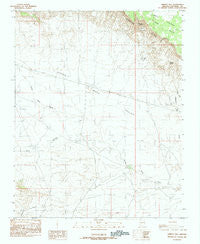 Emmett Hill Arizona Historical topographic map, 1:24000 scale, 7.5 X 7.5 Minute, Year 1985