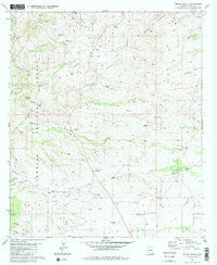 Empire Ranch Arizona Historical topographic map, 1:24000 scale, 7.5 X 7.5 Minute, Year 1981