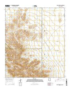 Engine Mountain Arizona Current topographic map, 1:24000 scale, 7.5 X 7.5 Minute, Year 2014