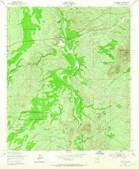 Fairbank Arizona Historical topographic map, 1:24000 scale, 7.5 X 7.5 Minute, Year 1952
