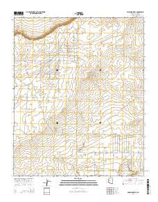 Fairchild Well Arizona Current topographic map, 1:24000 scale, 7.5 X 7.5 Minute, Year 2014