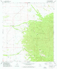 Fife Peak Arizona Historical topographic map, 1:24000 scale, 7.5 X 7.5 Minute, Year 1974