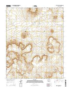 First Flat Mesa Arizona Current topographic map, 1:24000 scale, 7.5 X 7.5 Minute, Year 2014