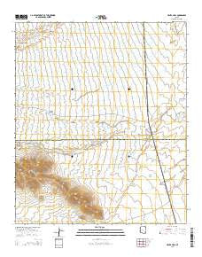 Fisher Hills Arizona Current topographic map, 1:24000 scale, 7.5 X 7.5 Minute, Year 2014