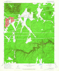 Flagstaff East Arizona Historical topographic map, 1:24000 scale, 7.5 X 7.5 Minute, Year 1962