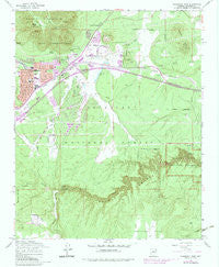 Flagstaff East Arizona Historical topographic map, 1:24000 scale, 7.5 X 7.5 Minute, Year 1962