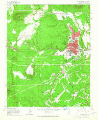 Flagstaff West Arizona Historical topographic map, 1:24000 scale, 7.5 X 7.5 Minute, Year 1962